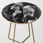 Smoking Nuns Vintage Photo -Smoking Nuns Side Table Gallery Image 2
