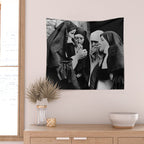 Smoking Nuns Vintage Photo -Smoking Nuns Wall Tapestry Gallery Image 2