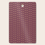 Dragonfly Pattern XIII Mauve Cutting Board Gallery Image 1