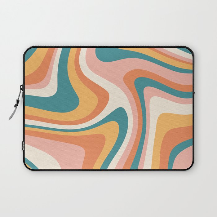 Abstract Wavy Stripes LXIII Laptop Sleeve Gallery Image 1