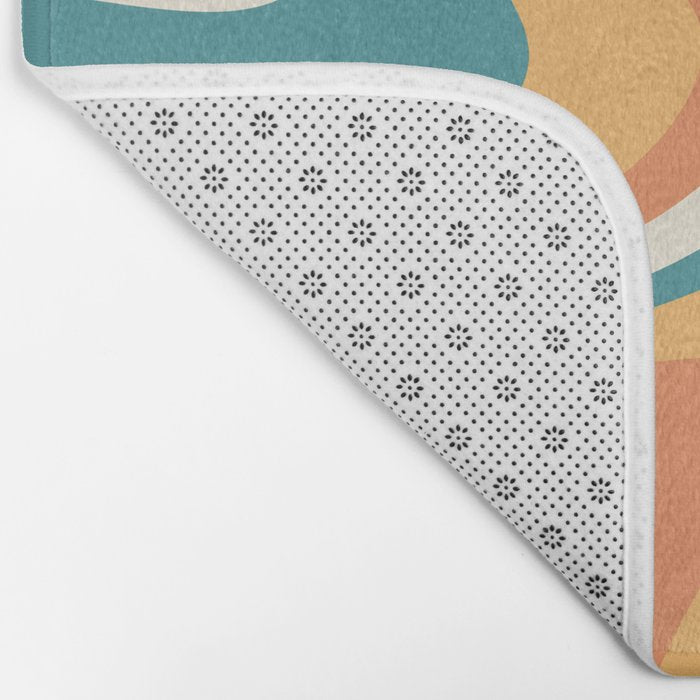 Abstract Wavy Stripes LXIII Bath Mat Gallery Image 2