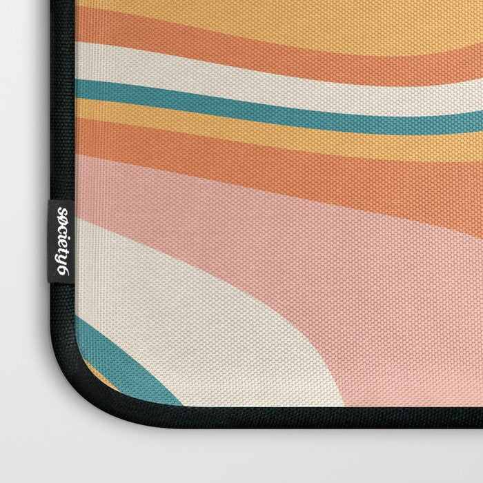 Abstract Wavy Stripes LXIII Laptop Sleeve Gallery Image 3