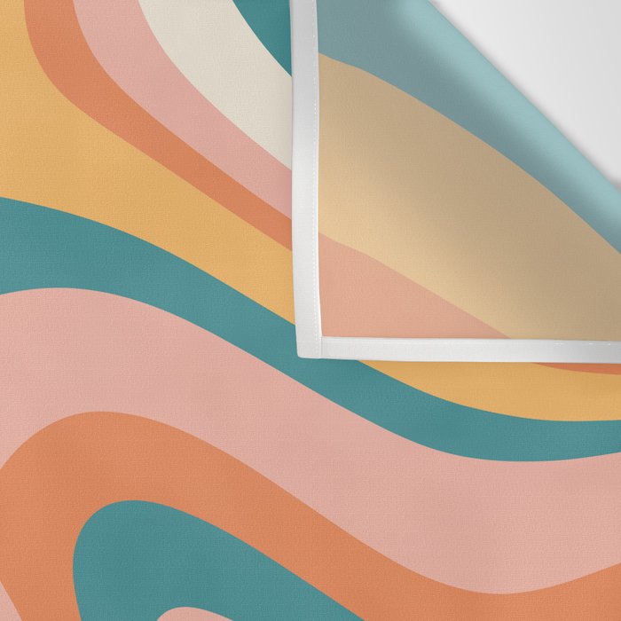 Abstract Wavy Stripes LXIII Wall Tapestry Gallery Image 3