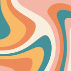 Abstract Wavy Stripes LXIII Coffee Mug Gallery Image 2