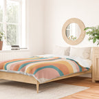 Abstract Wavy Stripes LXIII Duvet Cover Gallery Image 2