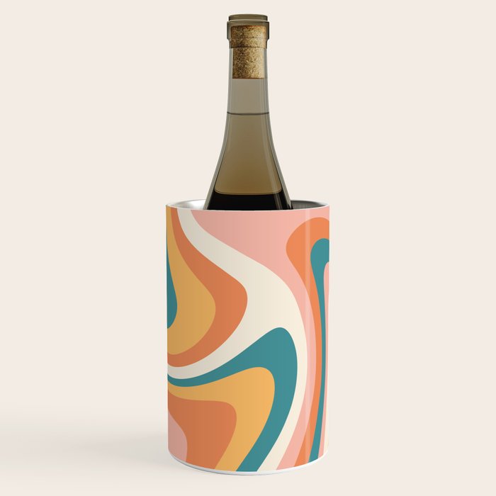 Abstract Wavy Stripes LXIII Wine Chiller Gallery Image 1