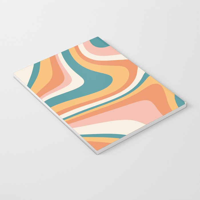 Abstract Wavy Stripes LXIII Notebook Gallery Image 3