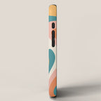Abstract Wavy Stripes LXIII iPhone Case Gallery Image 2