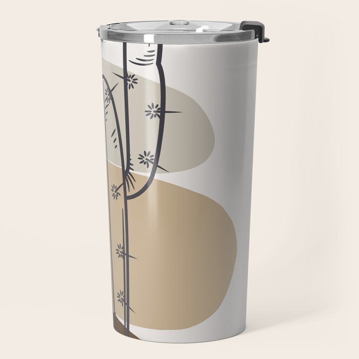 Abstract Cactus Travel Mug Gallery Image 2