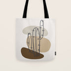 Abstract Cactus Tote Bag Gallery Image 1