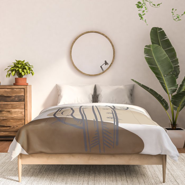 Abstract Cactus Comforter Gallery Image 3