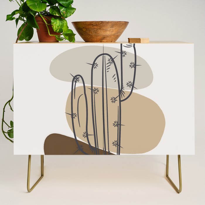 Abstract Cactus Credenza Gallery Image 1