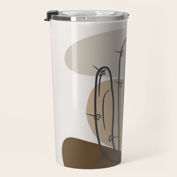 Abstract Cactus Travel Mug Gallery Image 3