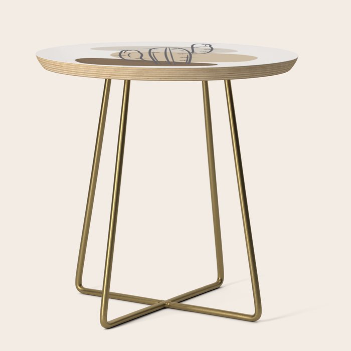 Abstract Cactus Side Table Gallery Image 1