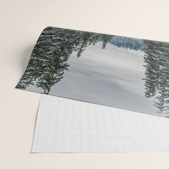Winter Road Trip - Pacific Northwest Nature Photography Wrapping Paper Gallery Image 2