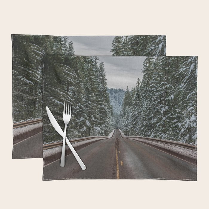 Winter Road Trip - Pacific Northwest Nature Photography Placemat Gallery Image 1