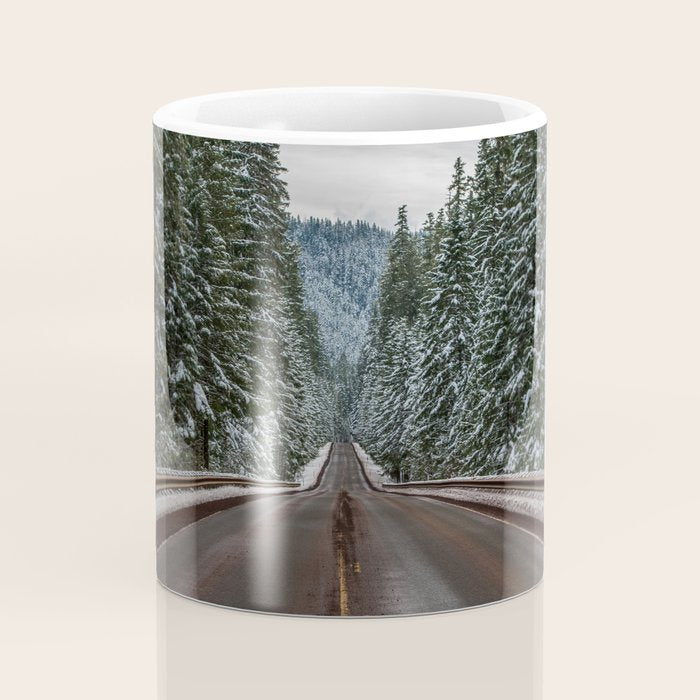Winter Road Trip - Pacific Northwest Nature Photography Coffee Mug Gallery Image 4
