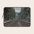 Winter Road Trip - Pacific Northwest Nature Photography Laptop Sleeve Gallery Image 1