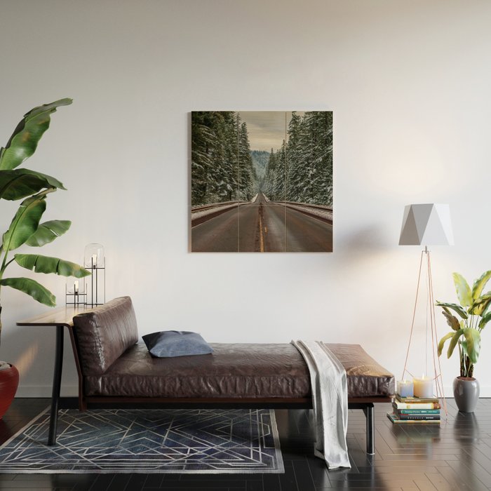 Winter Road Trip - Pacific Northwest Nature Photography Wood Wall Art Gallery Image 2