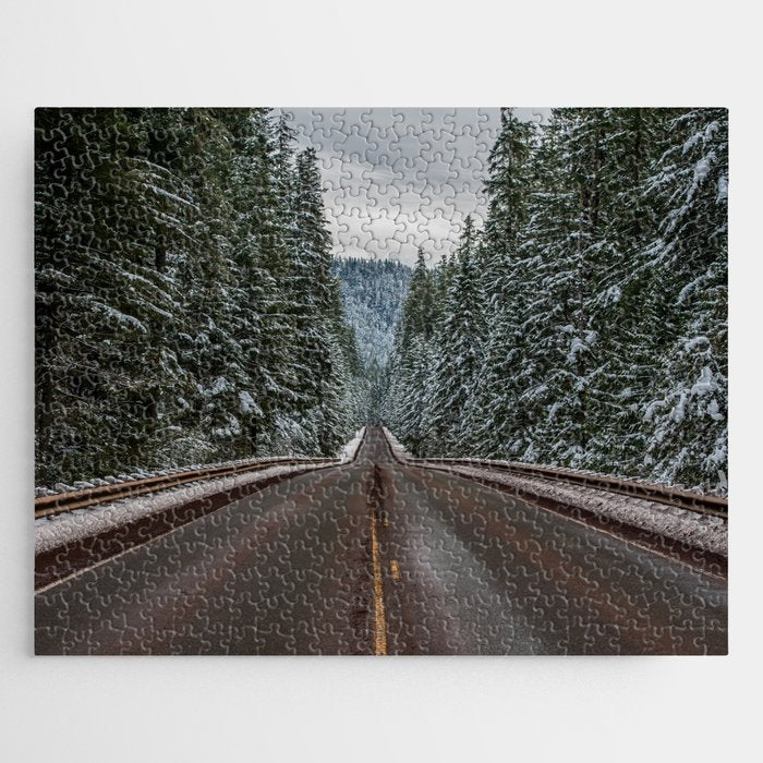 Winter Road Trip - Pacific Northwest Nature Photography Jigsaw Puzzle Gallery Image 1