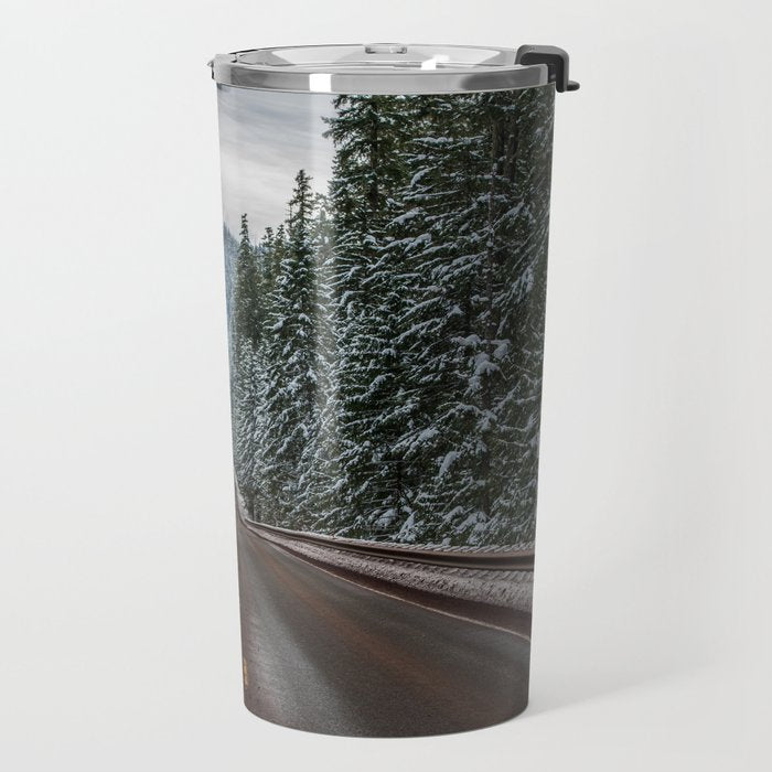 Winter Road Trip - Pacific Northwest Nature Photography Travel Mug Gallery Image 2