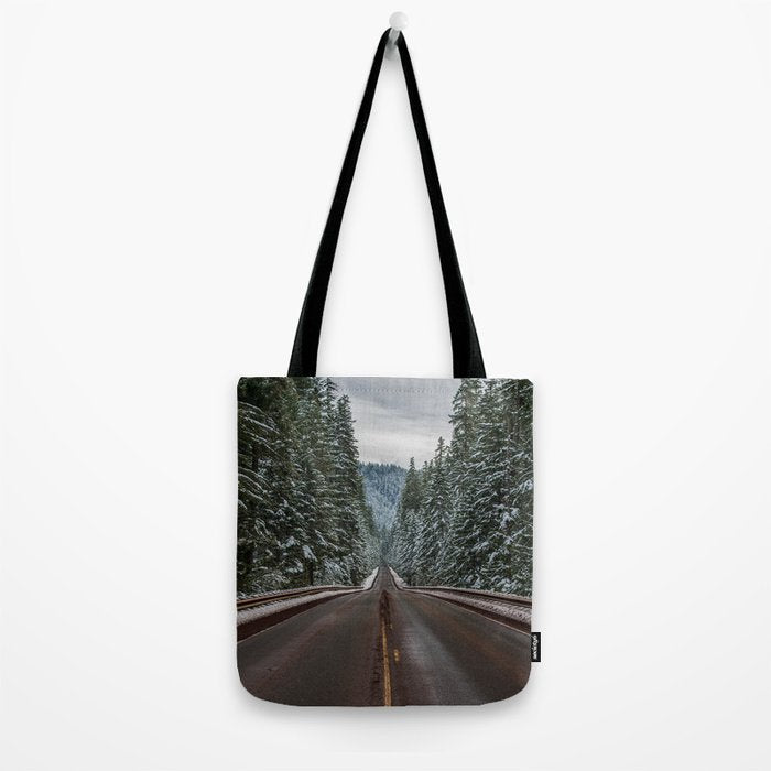 Winter Road Trip - Pacific Northwest Nature Photography Tote Bag Gallery Image 2