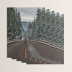 Winter Road Trip - Pacific Northwest Nature Photography Wrapping Paper Gallery Image 3