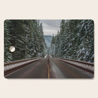Winter Road Trip - Pacific Northwest Nature Photography Cutting Board Gallery Image 1