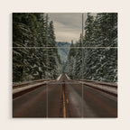 Winter Road Trip - Pacific Northwest Nature Photography Wood Wall Art Gallery Image 1