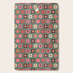 Winter Quilt Stars: Festive Mosaic in Jewel Tones Cutting Board Gallery Image 1
