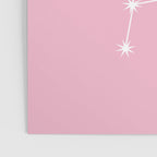 Libra Zodiac Star Constellation Line Art Soft Pink Poster Gallery Image 3