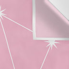 Libra Zodiac Star Constellation Line Art Soft Pink Wall Tapestry Gallery Image 3