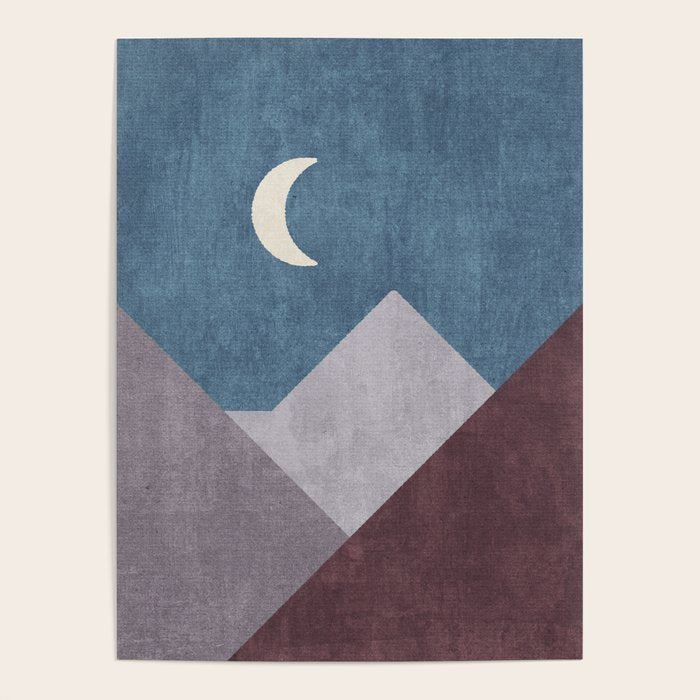 LANDSHAPES / Mountains - Night Poster Gallery Image 4