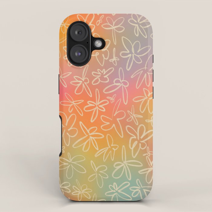 MISTY FIELD OF FLOWERS iPhone Case Gallery Image 1