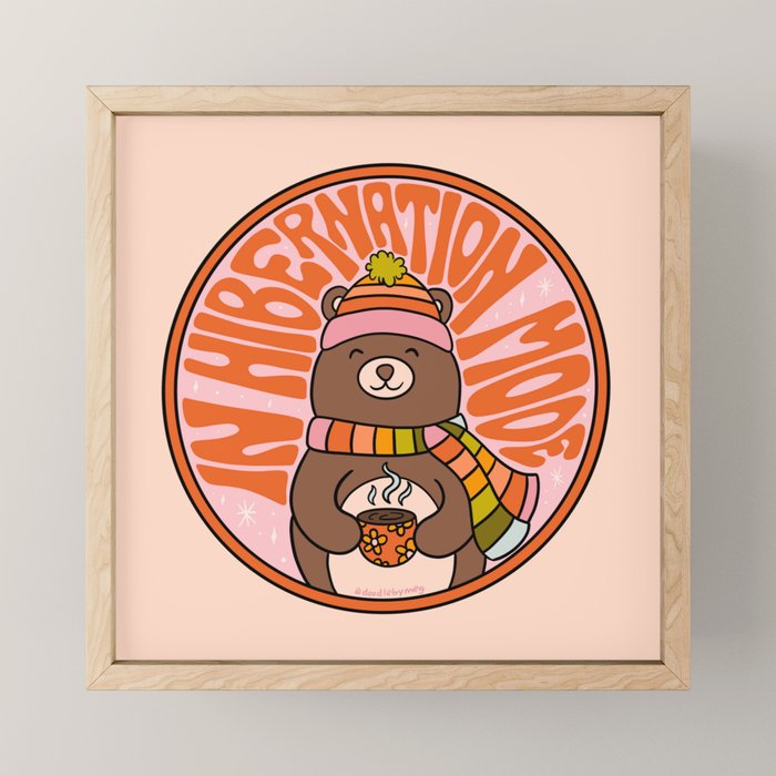 Hibernation Mode Mini Art Print Gallery Image 1