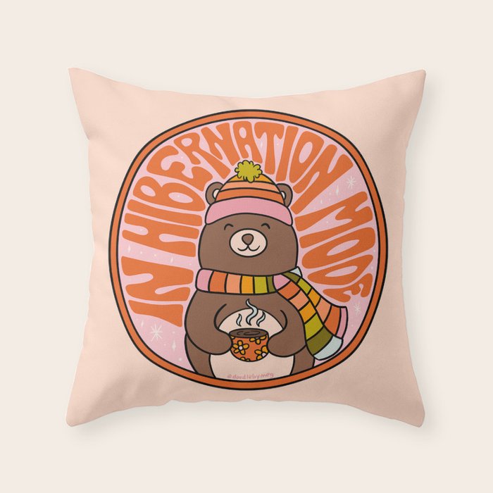 Hibernation Mode Throw Pillow Gallery Image 6