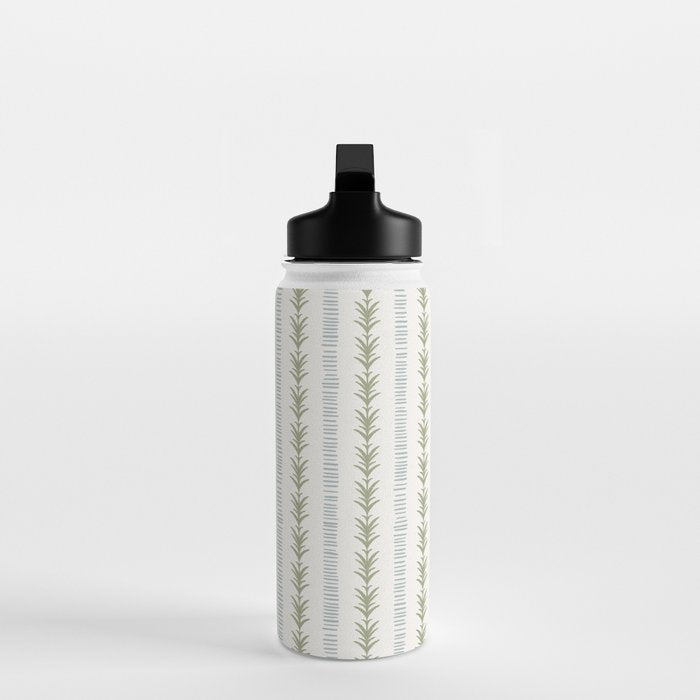 Natural Palm Stripe Water Bottle Gallery Image 3