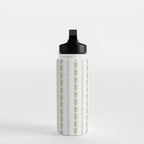 Natural Palm Stripe Water Bottle Gallery Image 3