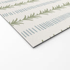 Natural Palm Stripe Welcome Mat Gallery Image 2