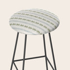 Natural Palm Stripe Stool Gallery Image 2