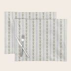 Natural Palm Stripe Placemat Gallery Image 1