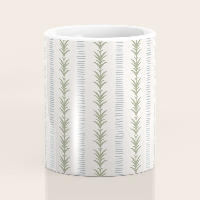 Natural Palm Stripe Coffee Mug Gallery Image 4