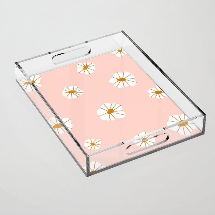 Scattered Flowers Acrylic Tray Gallery Image 1