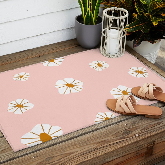 Scattered Flowers Outdoor Rug Gallery Image 2