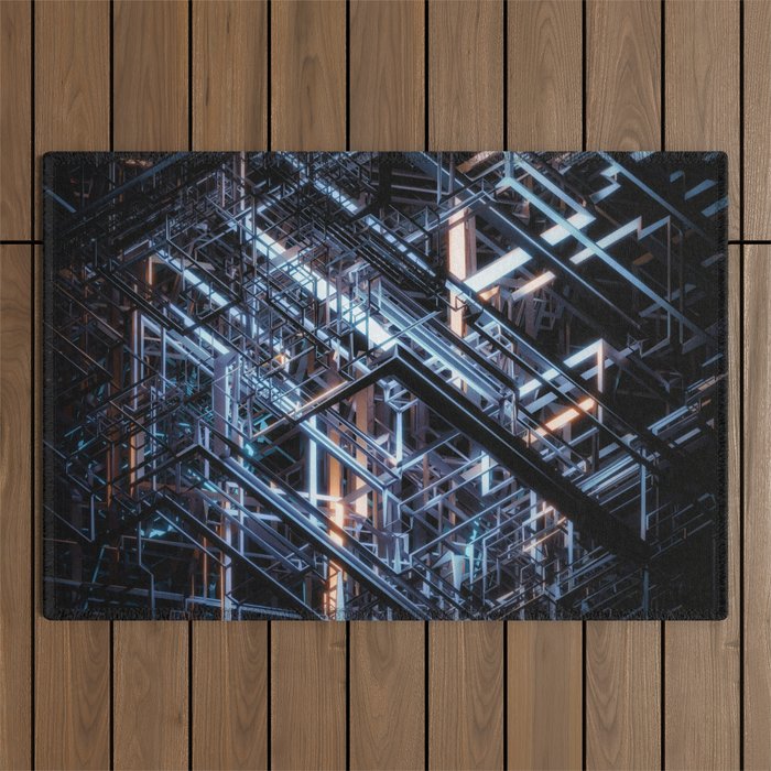 Connections I Outdoor Rug Gallery Image 1