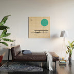 Farnsworth House, Ludwig Mies van der Rohe, Minimal Architecture Bauhaus Design Wood Wall Art Gallery Image 2