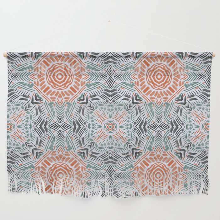 Modern brushstroke mosaic Wall Hanging Gallery Image 1