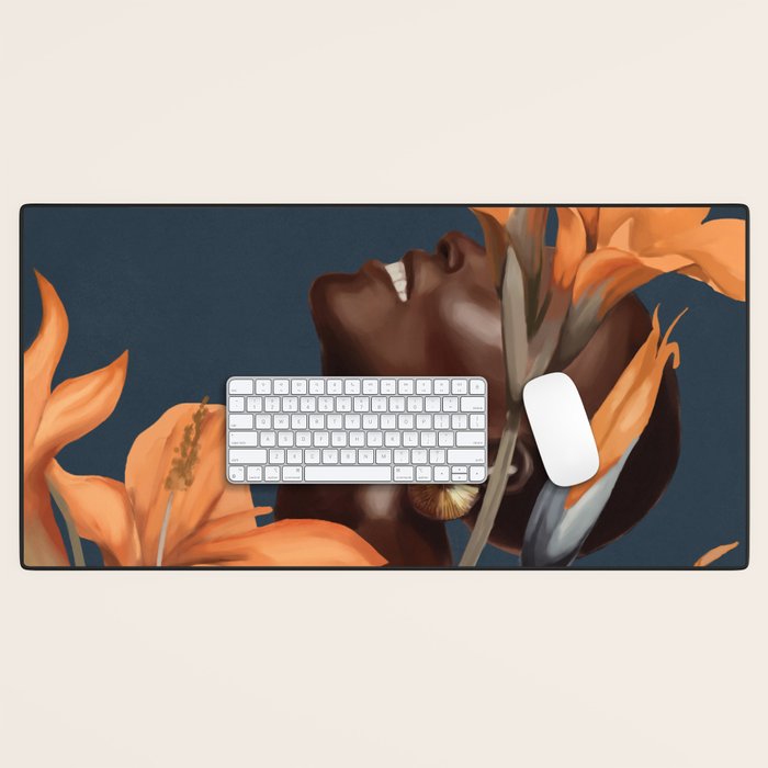 Radiant Stillness Desk Mat Gallery Image 1