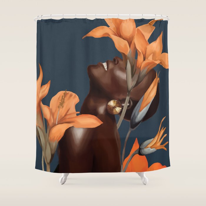 Radiant Stillness Shower Curtain Gallery Image 1