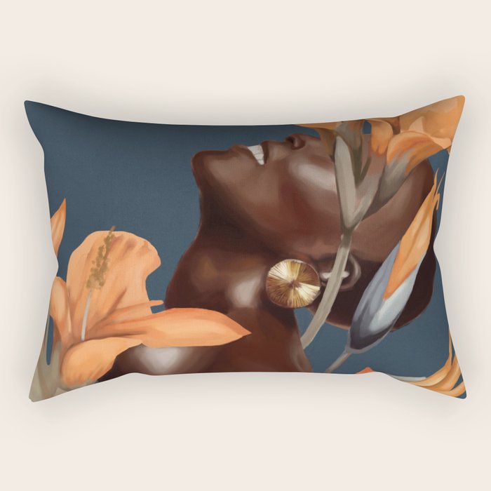 Radiant Stillness Rectangular Pillow Gallery Image 1